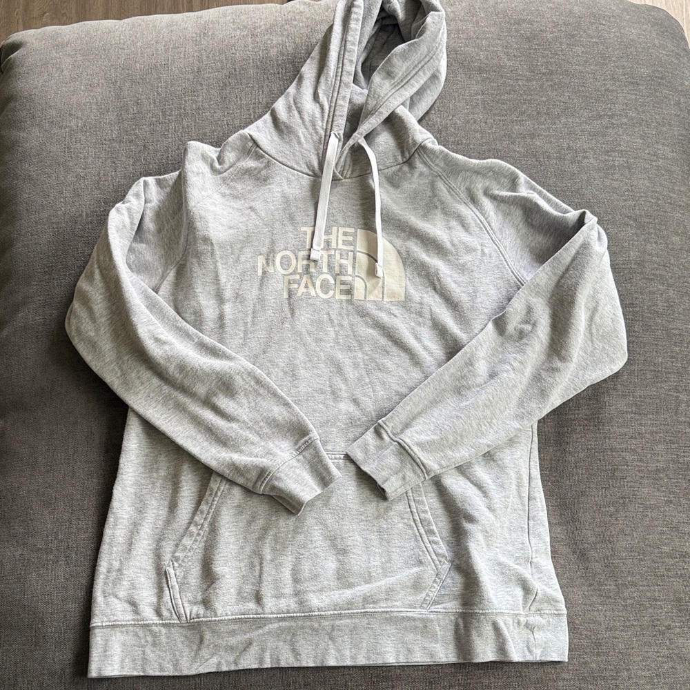 The North Face Light Gray Hoodie